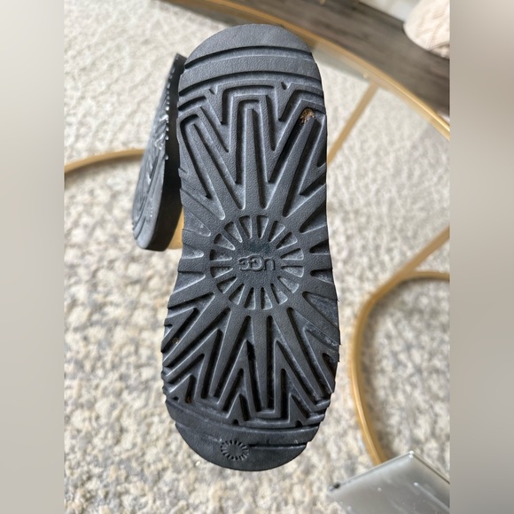 UGG Waterproof Clear Rain Ankle Boots Sherpa Lined Size 7 Women - Picture 7 of 11